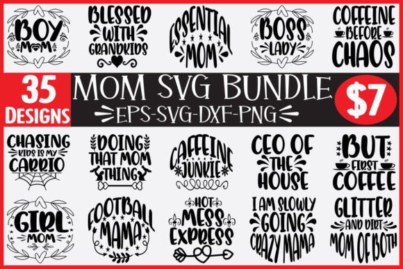 Exploring 35 Mom Svg Bundle for Embroidery