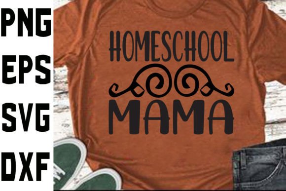 Homeschool Mom Svg Design for Embroidery